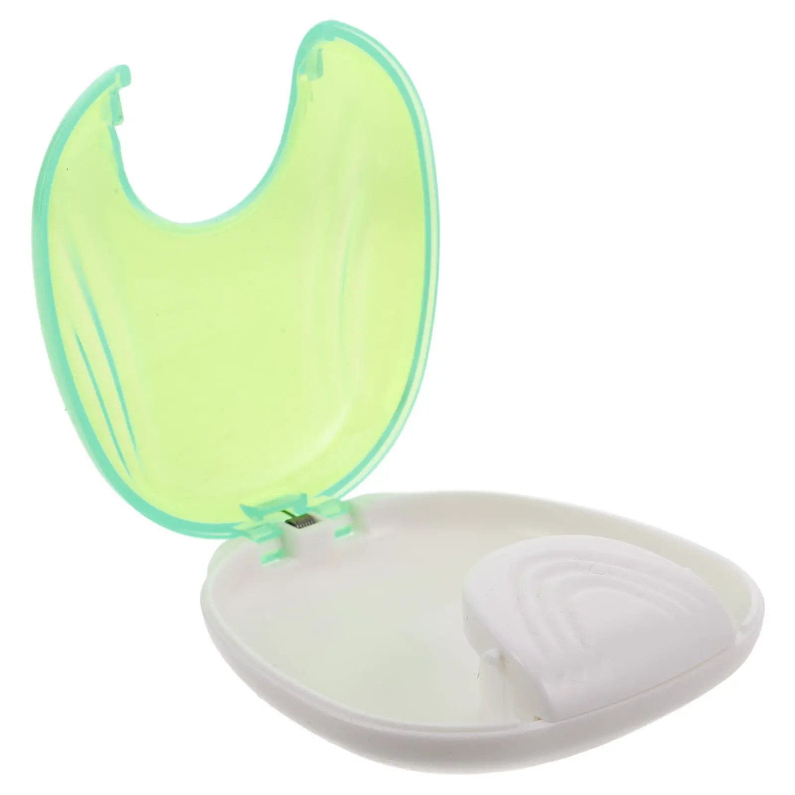 Shell Shaped Press Retainer Case Transparent Lightweight Travel Retainer Holder Tooth Storage Box for Braces Aligners Gum Shield