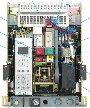 AC circuit breaker 1000A CHINT NA8G AC 415V 690V Equipment line protection electric fixed/drawer air circuit breakers 1000a