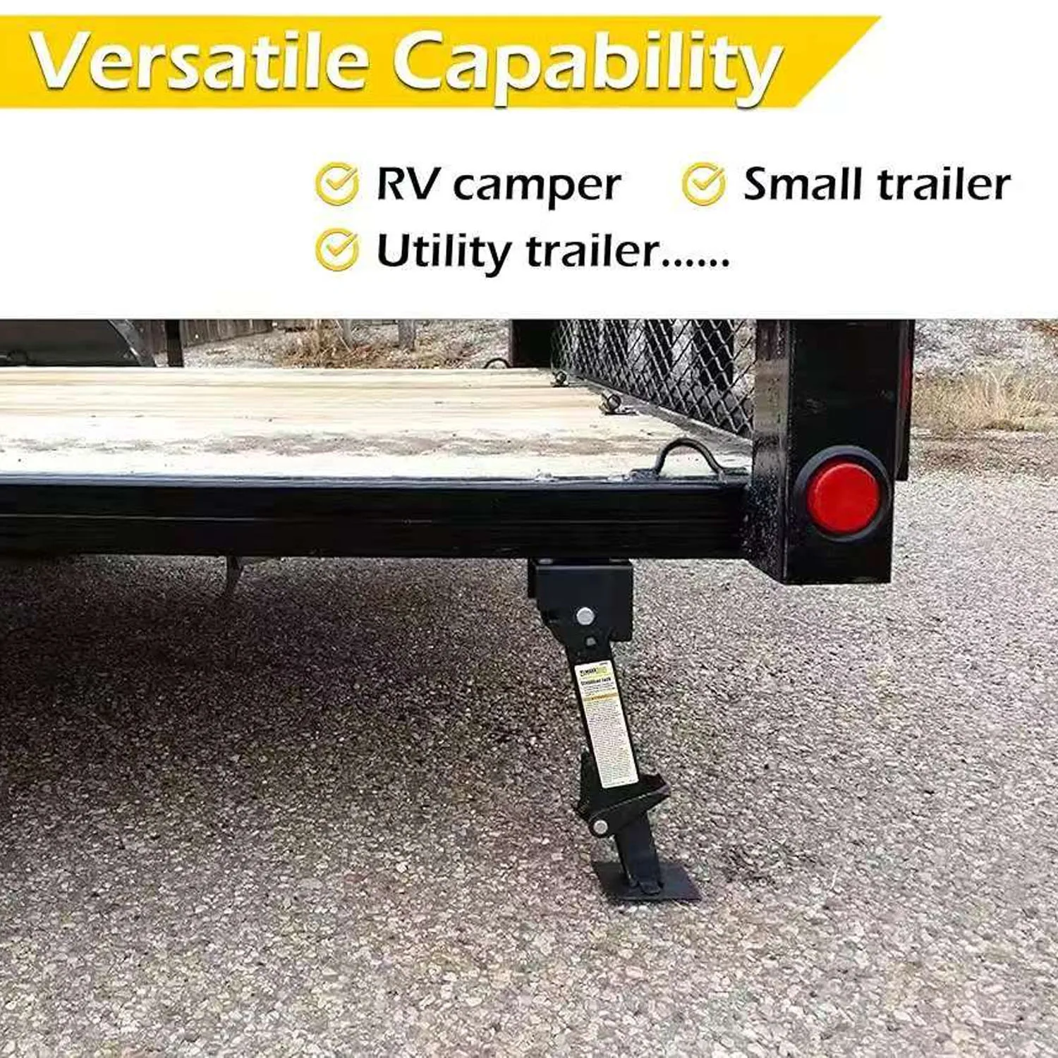 قافلة الرفع الميكانيكية اليدوية، تدعم ركن السيارة، دعامات جاك، ملحقات قافلة المقطورة