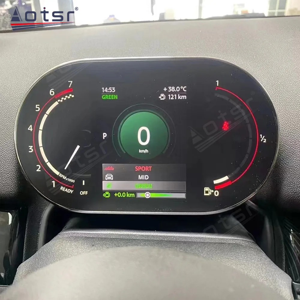 New Digital Cluster Odometer Screen For BMW MINI LCD Multimedia Player  Dashboard Virtual Cockpit Instrument Panel