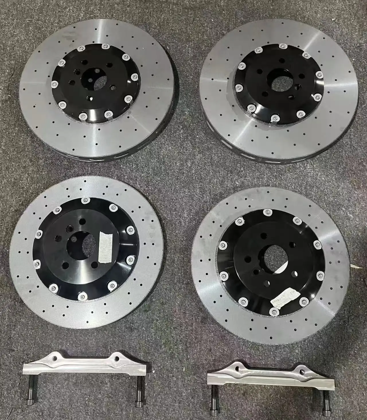 Carbon Fiber Long Life Brake Pads And Rotors Carbon Ceramic Brake Rotor Disc For Audi R8