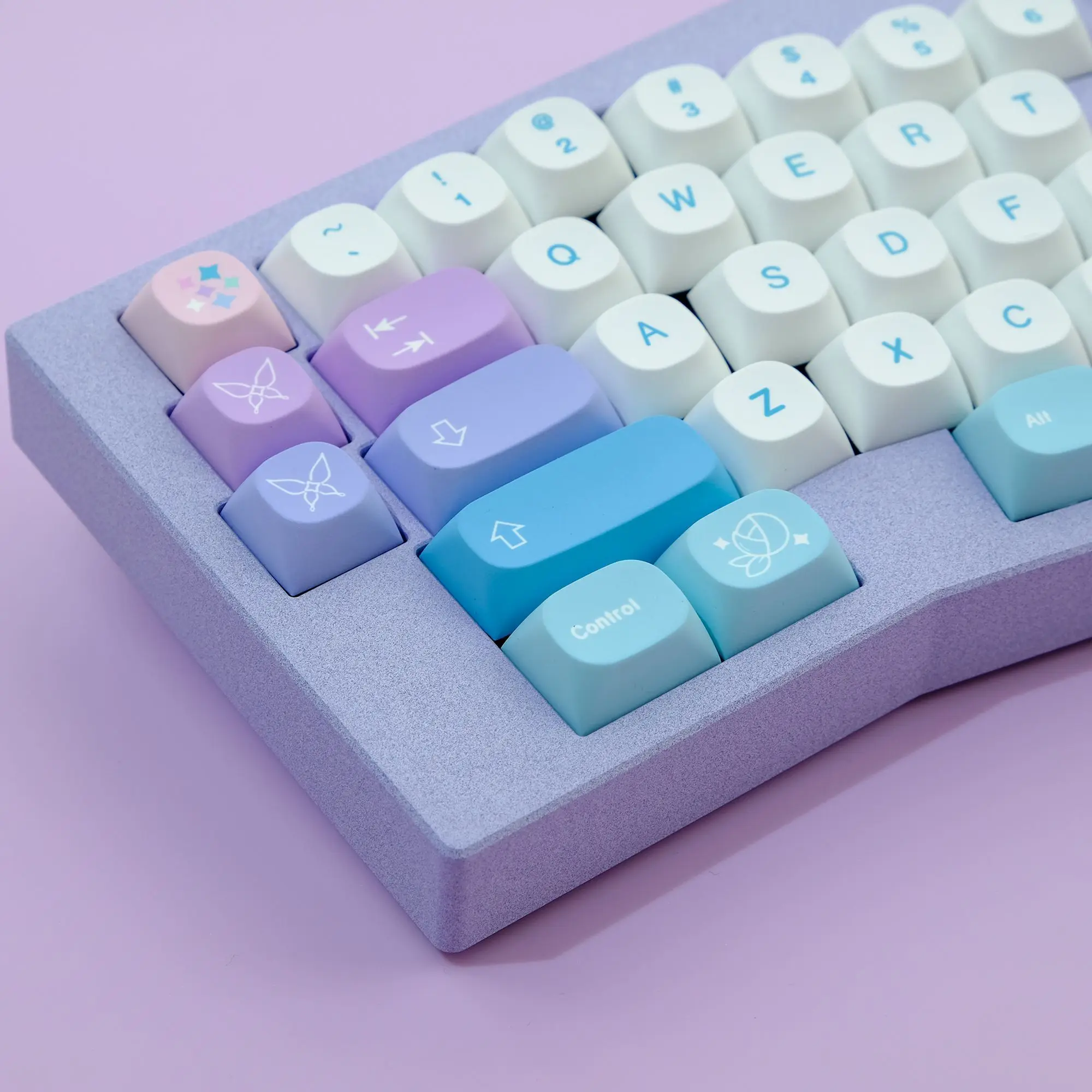 130 Keys Constellation PBT Keyboard Keycaps MA Profile 5 Sides Dye Sublimation Keycaps for MX Switches Gamer Mechanical Keyboard