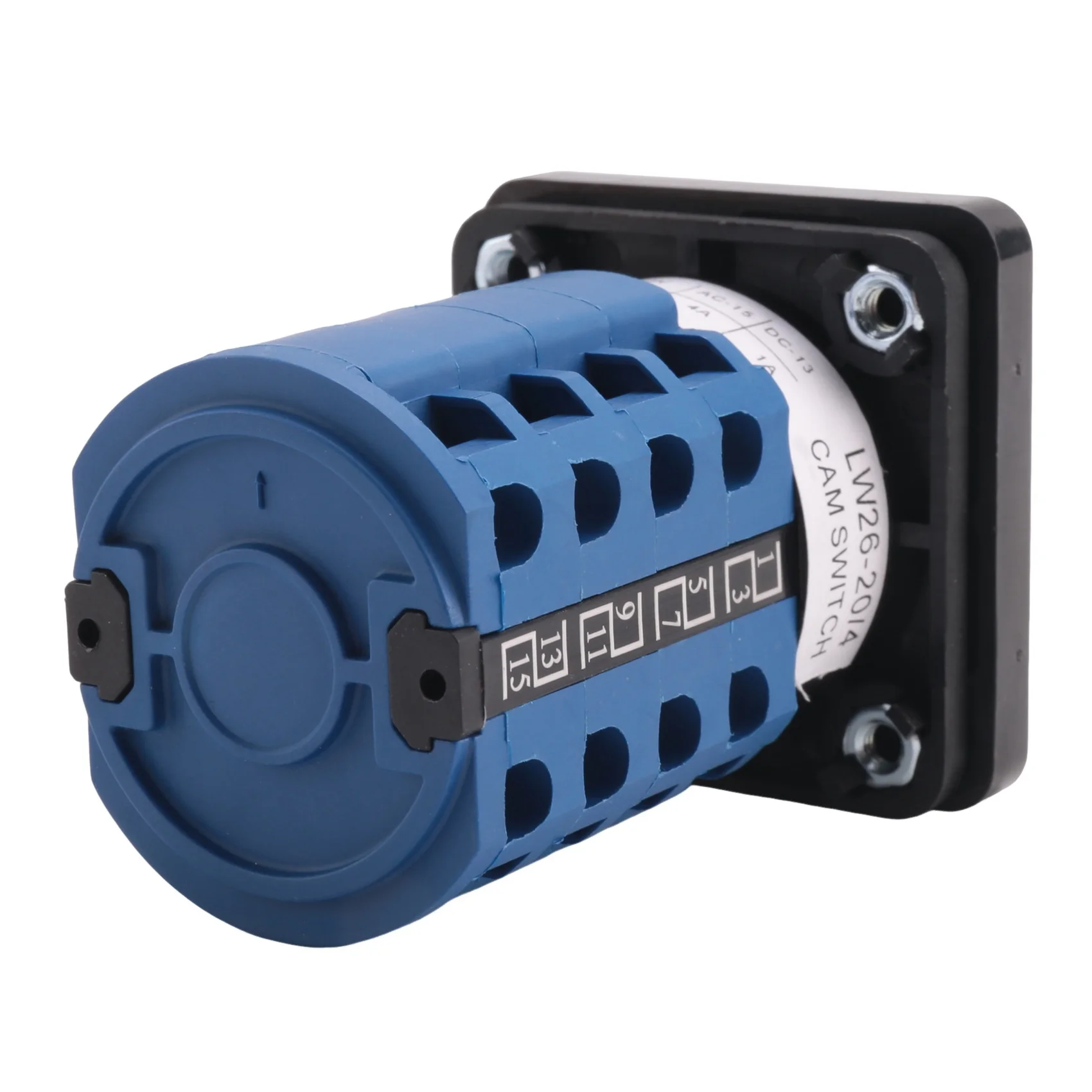 【FLASH DEAL】4X Rotary Switch On-Off-On 3 Position 4 Phases 20A 500V Double Speed Motor Switch Small Plate Changeover Cam Switch