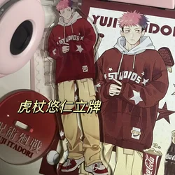 10cm Anime Jujutsu Kaisen Itadori Yuji Acrylic Stand Figure Standing Model Plate Desk Decor Toys Gifts