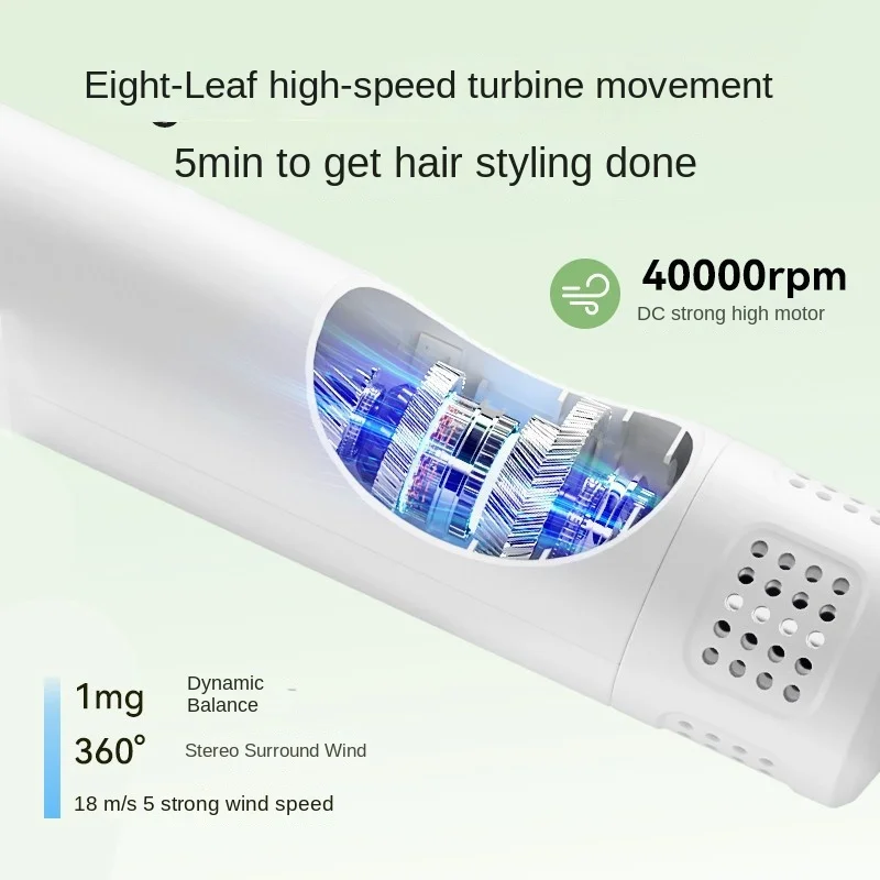 Pet intelligent hair dryer hair dryer for dog/cat beauty LED display screen IOU temperature and wind speed control pet supplies