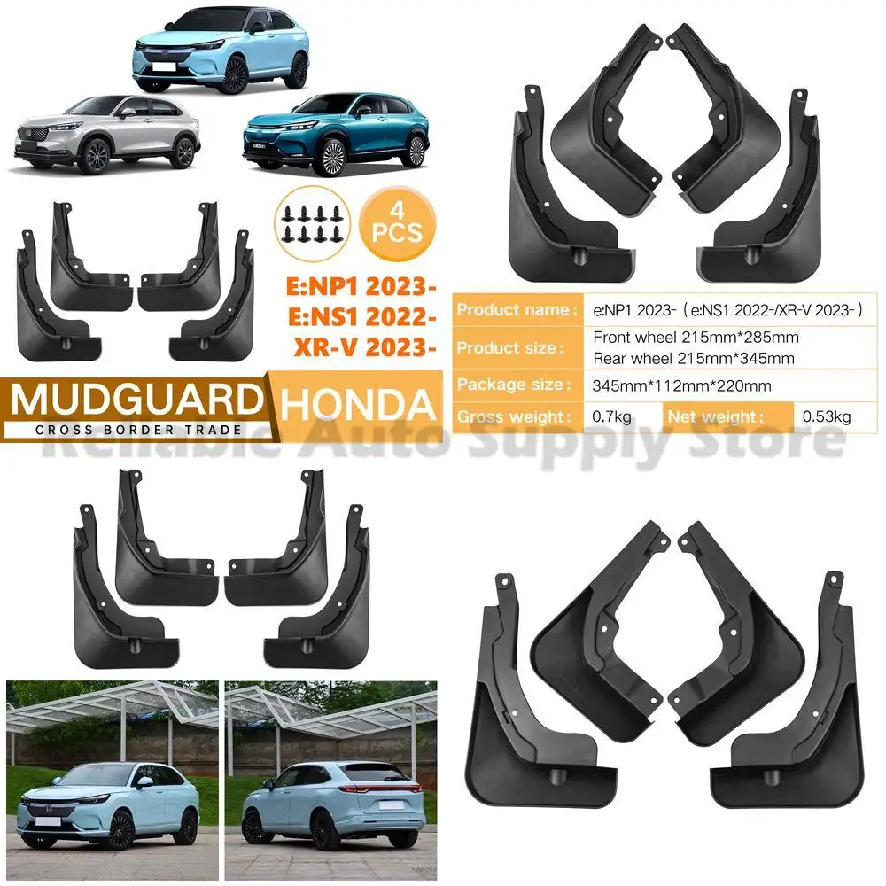 

For Honda eNS1 2022 eNP1 XR V 2023 Mud Guards Rubber Front Rear Auto Accessories Premium Quality Durable Protection