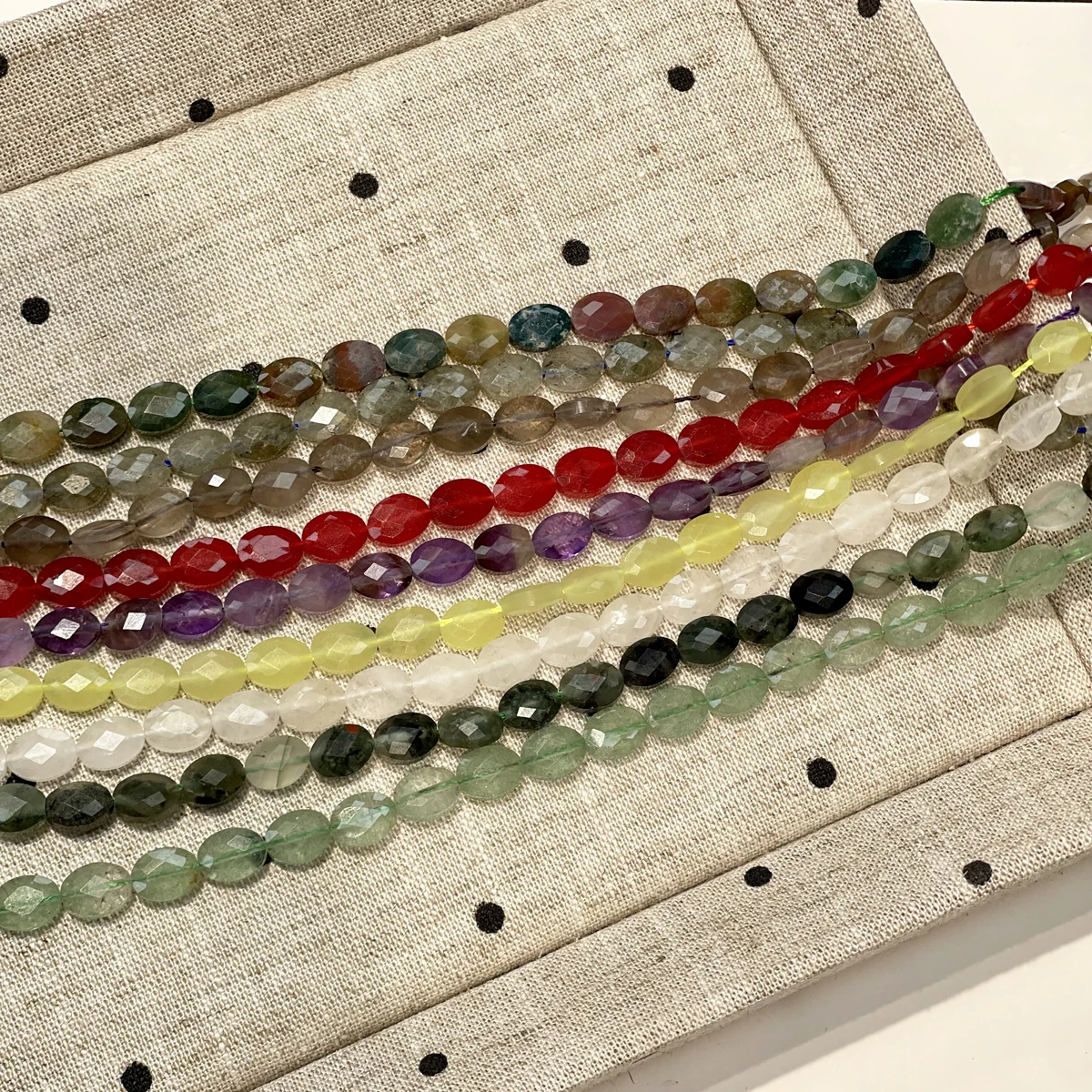 Natural Lapis Lazuli/Flash Labradorite Isolation Beads 7.5x9mm For Jewelry Making DIY Necklace Bracelet Chain Accessory