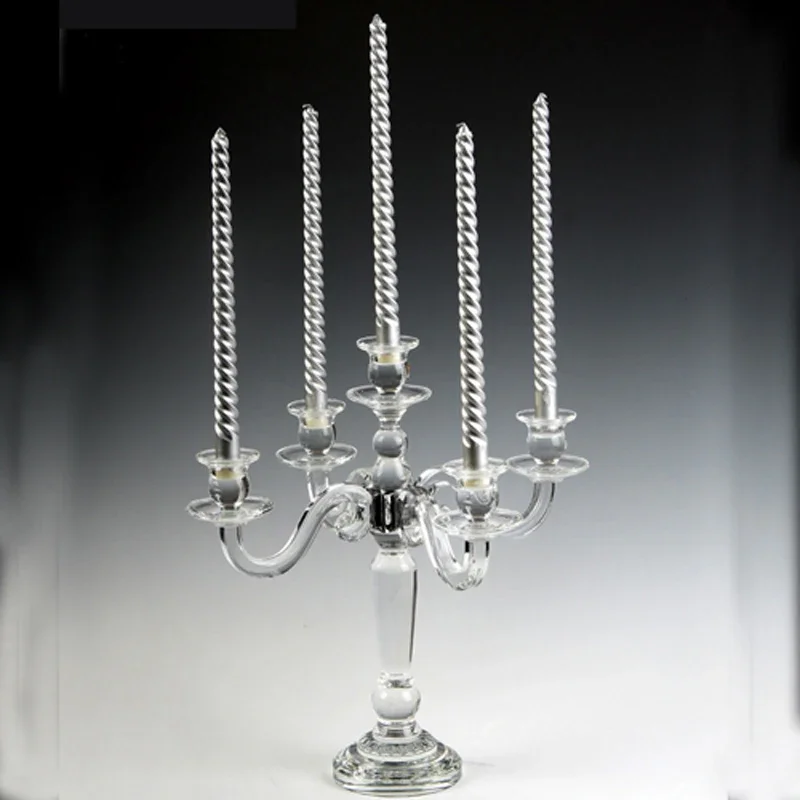

Living Room Candelabro Candle Holder Wedding Table Decoration Crystal Vintage Candle Holder Lantern Velas Desk Decorations