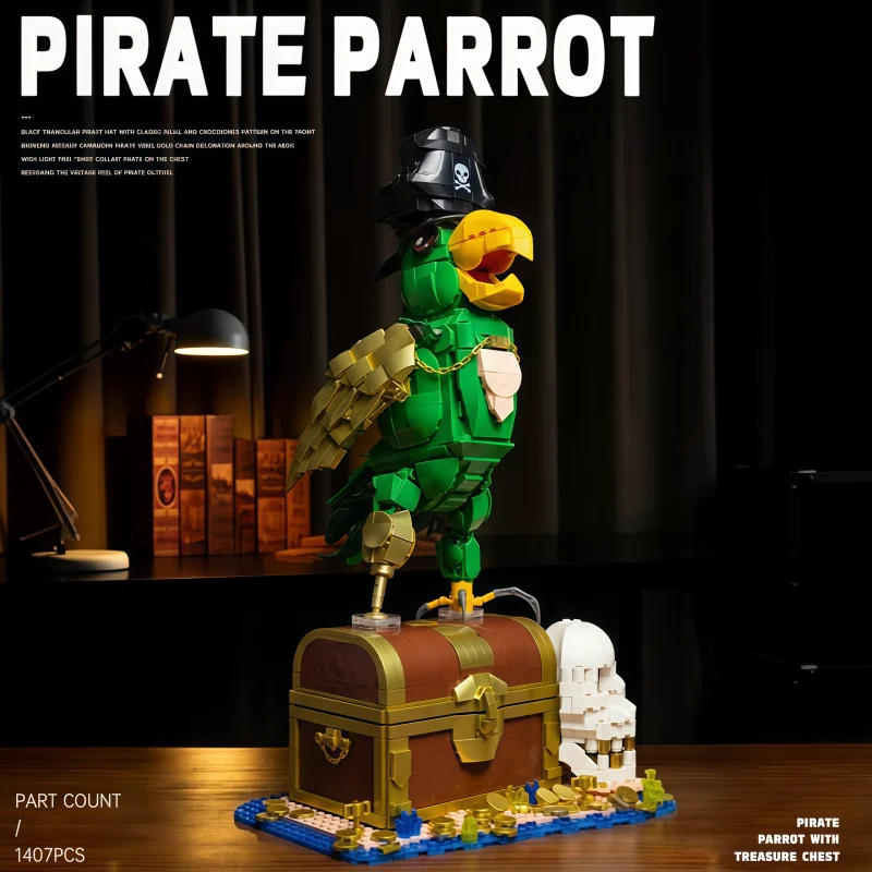 popular-new-pirate-parrot-skull-treasure-gold-coin-building-block-assembly-model-creative-ornament-set-holiday-gift