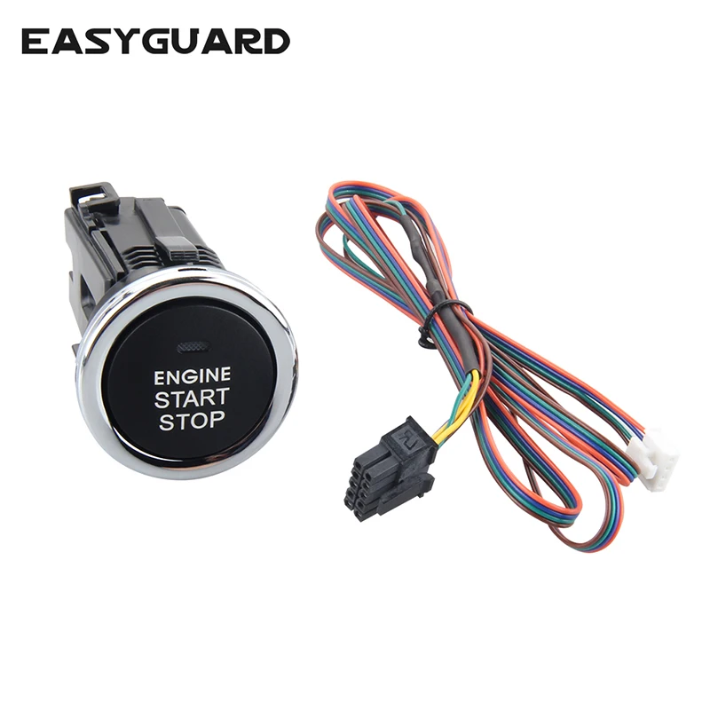 EASYGUARD P5 Replacement push engine start stop long button style for ec002 es002 and ec008 series P5 style