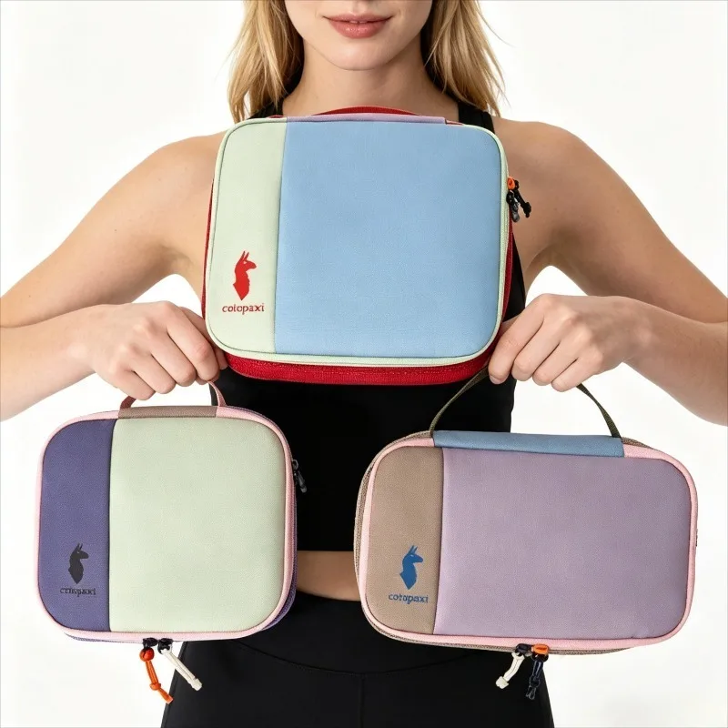 

Dopamine Nylon Outdoor Waterproof Breathable Toilet Bag Small Makeup Bag Portable Large Capacity Travel Three Piece Set