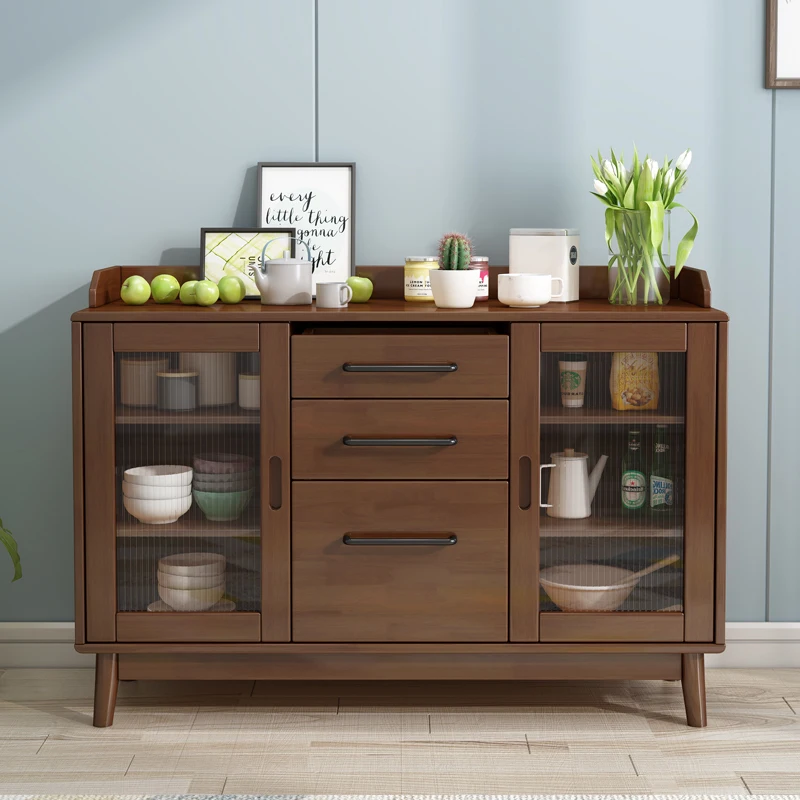 

Nordic Living Room Sideboards Entrance Hall Display Coffee Luxury Wood Sideboards Storage Armario De Cocina Home Furniture MR50S