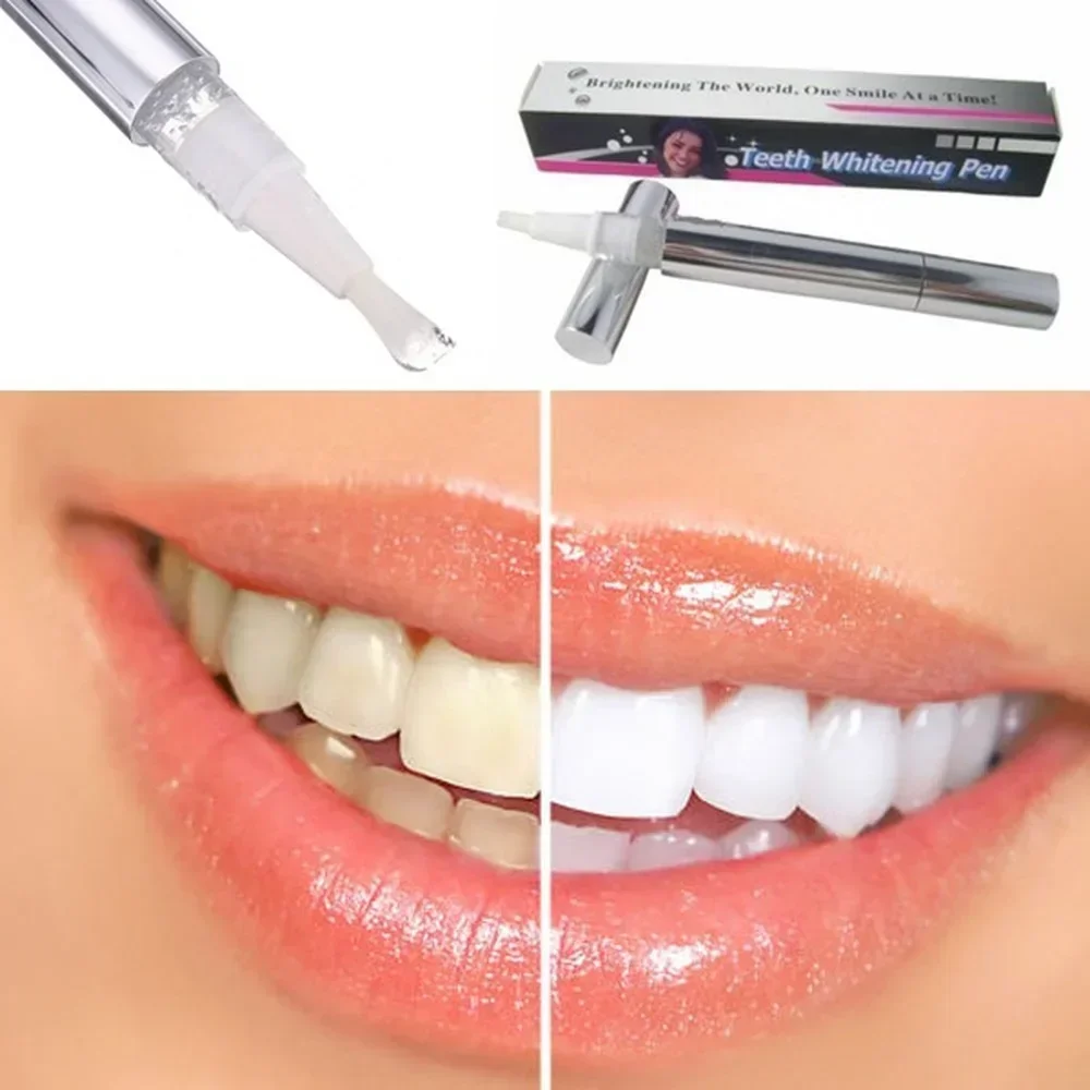 Hot Tooth Whitening Gel Pen Bleach Yellow or Remove Dental Plaque Oral Hygiene Cleaning Care Tool Is Mild and Non Irritating