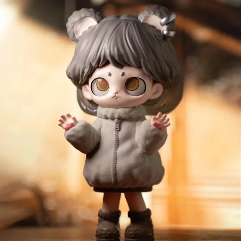 كيكي متجر الحيوانات الأليفة العصرية صندوق أعمى التماثيل الداكنة تحصيل الدمى الإبداعية هدية الحلي للفتيات عشاق الحيوانات الأليفة اللعب والهوايات