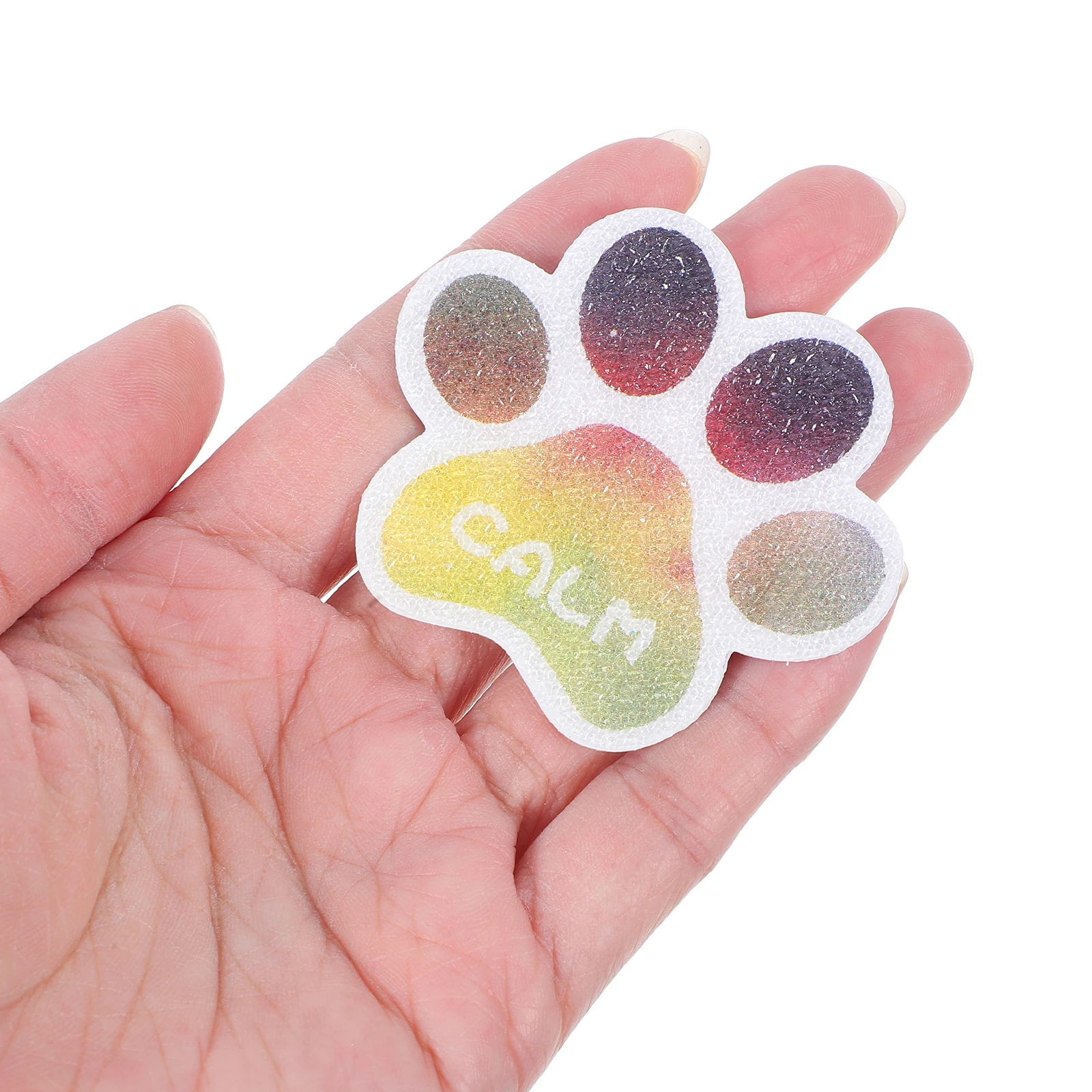 

10 Sheets Sensory Stickers Textured PVC Calming Anxiety Relief Items for Kids Adults Portable Easy Application