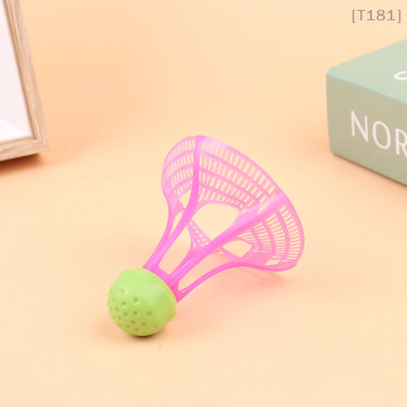 

[E]3Pcs Windproof Nylon Badminton Outdoor Anti-Wind Ball Plastic Balls Nylon Shuttlecock Stable Resistance Sport Training Balls