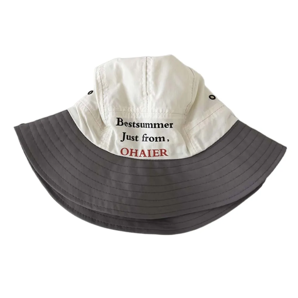 

Sweet Korean Style Candy Color Bucket Cap Breathable Comfortable Summer Kid Sun Hat Thin Anti-UV Quick-dry Fisherman Hat Girls