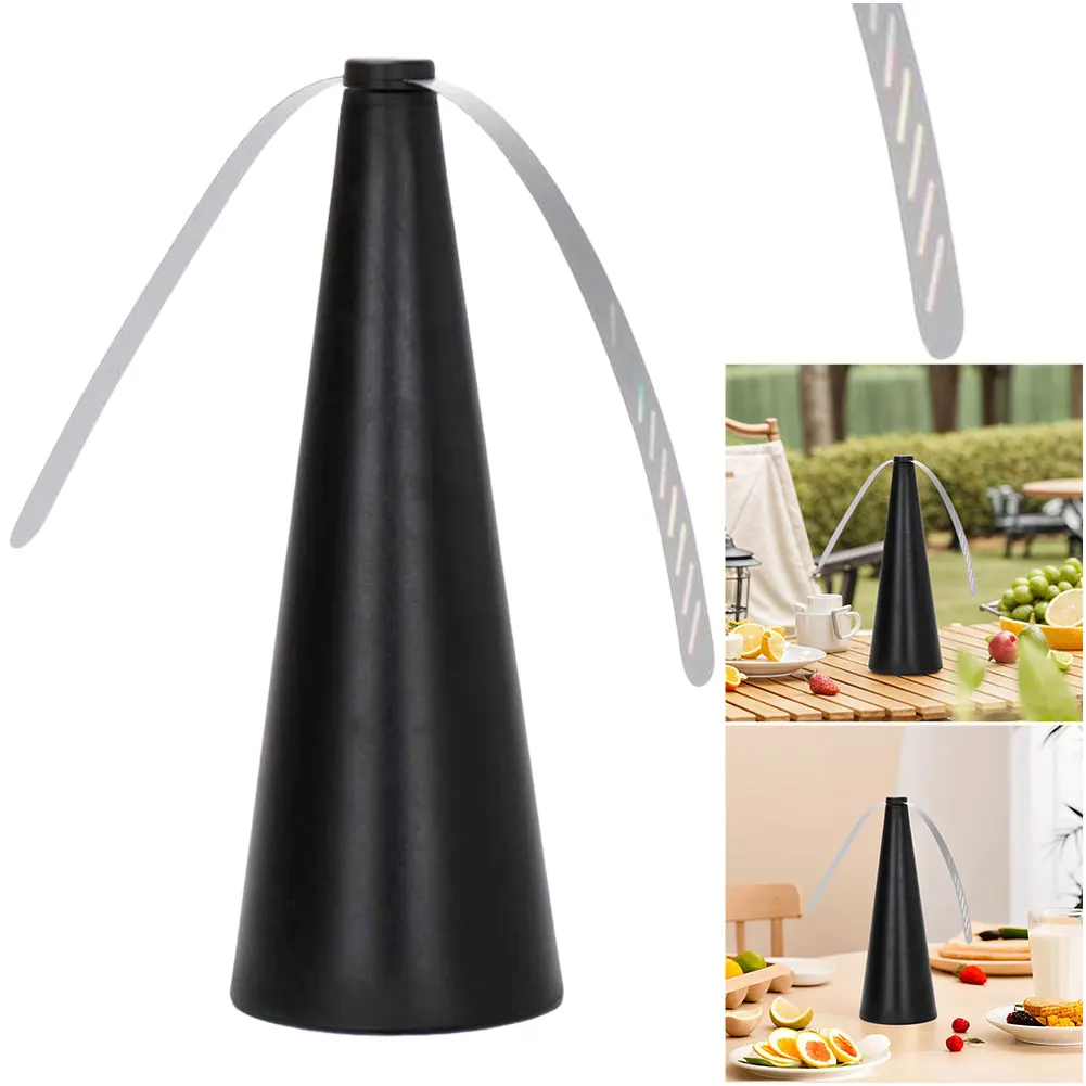 

2pcs Fly Fans for Tables Fly Repellent Fan Table Top Fly Fan Fly Spinner for Picnic Restaurant Party Home BBQ