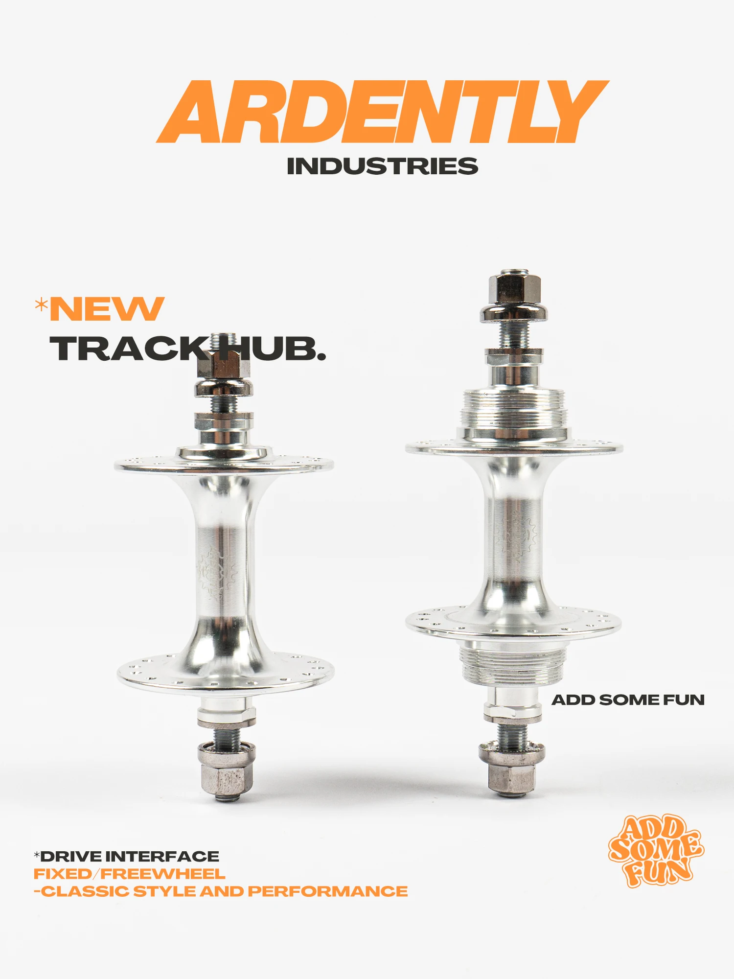 

Ardently Fixed Gear Bicycle Hub 32 Holes Racing Bike Aluminum Alloy Silver Bearing Reverse Riding Front Rear Double Bearing Hubs