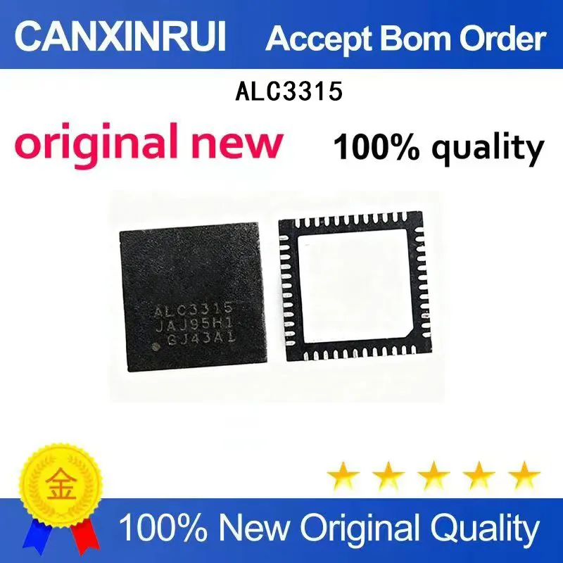 (5-100 Pieces)ALC256-CG ALC256 QFN48 ALC3315 1316 TX9 Sound Card IC ALC3314