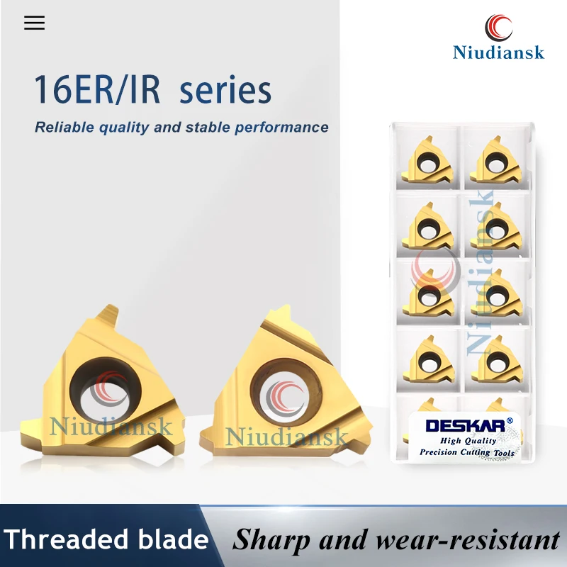 

Токарный станок с ЧПУ Процессорные резьбовые лезвия 16ER/IR 1,5/2,0/2,5/3,0 TR 16ER/IR 8 Вт/9 Вт/10 Вт/11 Вт/12 Вт/14 Вт/16 Вт/18 Вт/19 Вт Стальные резьбовые лезвия LDC