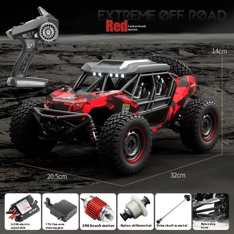 

Racing Off-Road 1:16 Brushless Electric 2.4g Anti-Skid 4wd Electric Remote Control Car Model Boy Rock Climbing Toy Birthday Gift