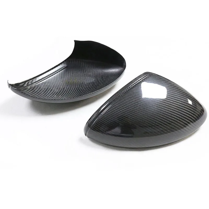 

For Porsche 718 982 Dry Carbon Fiber Paste Rearview Mirror Housing, Reverse Mirror Cover Retrofit