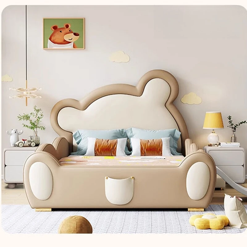 

Bear slide bed Internet celebrity bed guardrail bed, bed multi-function