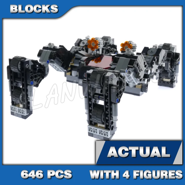 

646pcs Super Fighter Knightcrawler Tunnel Attack 10845 Building Blocks Toy Compatible With Model