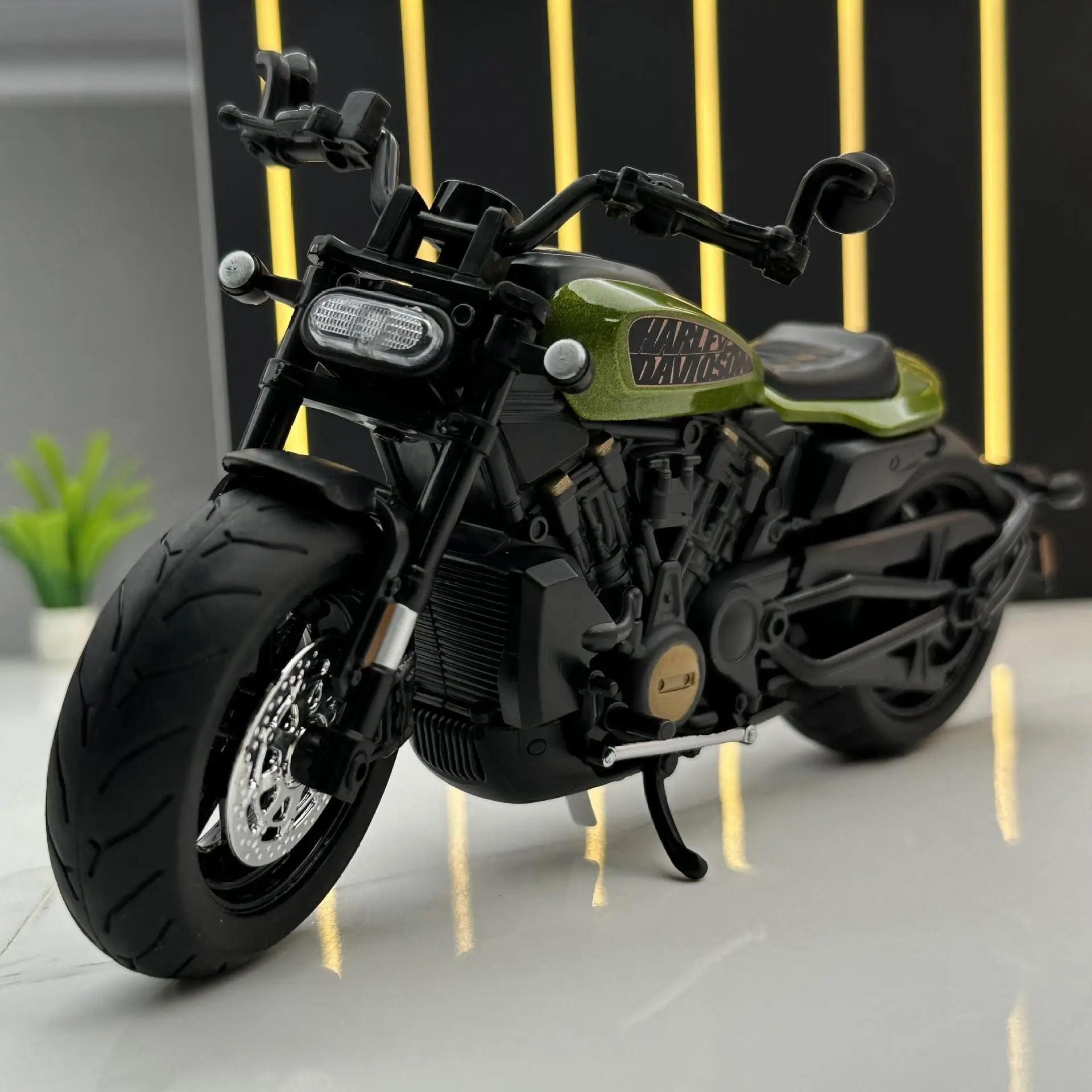 1:12 Harley SPORTSTER S Alloy Racing Motorcycle Model Diecast Street Sports Motorcycle Model Kids Toy Gift M41