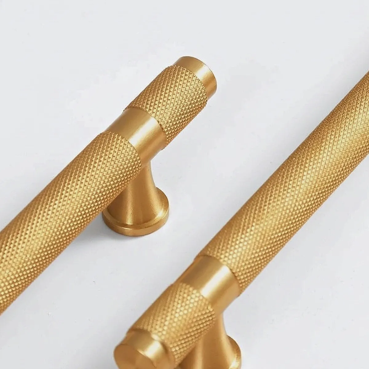 Knurled Brass Cabinet Handles Kitchen Drawer Pulls Wardrobe Door Handles Bedroom Closet Cupboard Dresser Pull Furniture Hardware