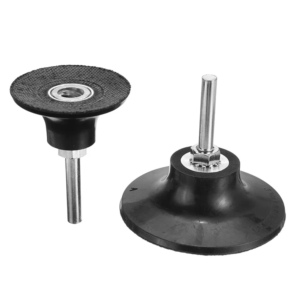 Pad Holder Disc Pad Holder Handle Tray Rubber 6mm Shank Change Adapter Holder Metal Quick Rotary Pad Abrasives