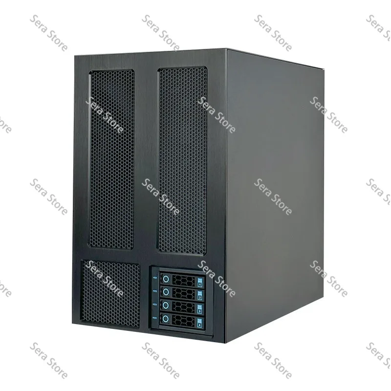 WS06A 6 card 4090 5090 game card deep learning workstation water cooling tower GPU server chassis
