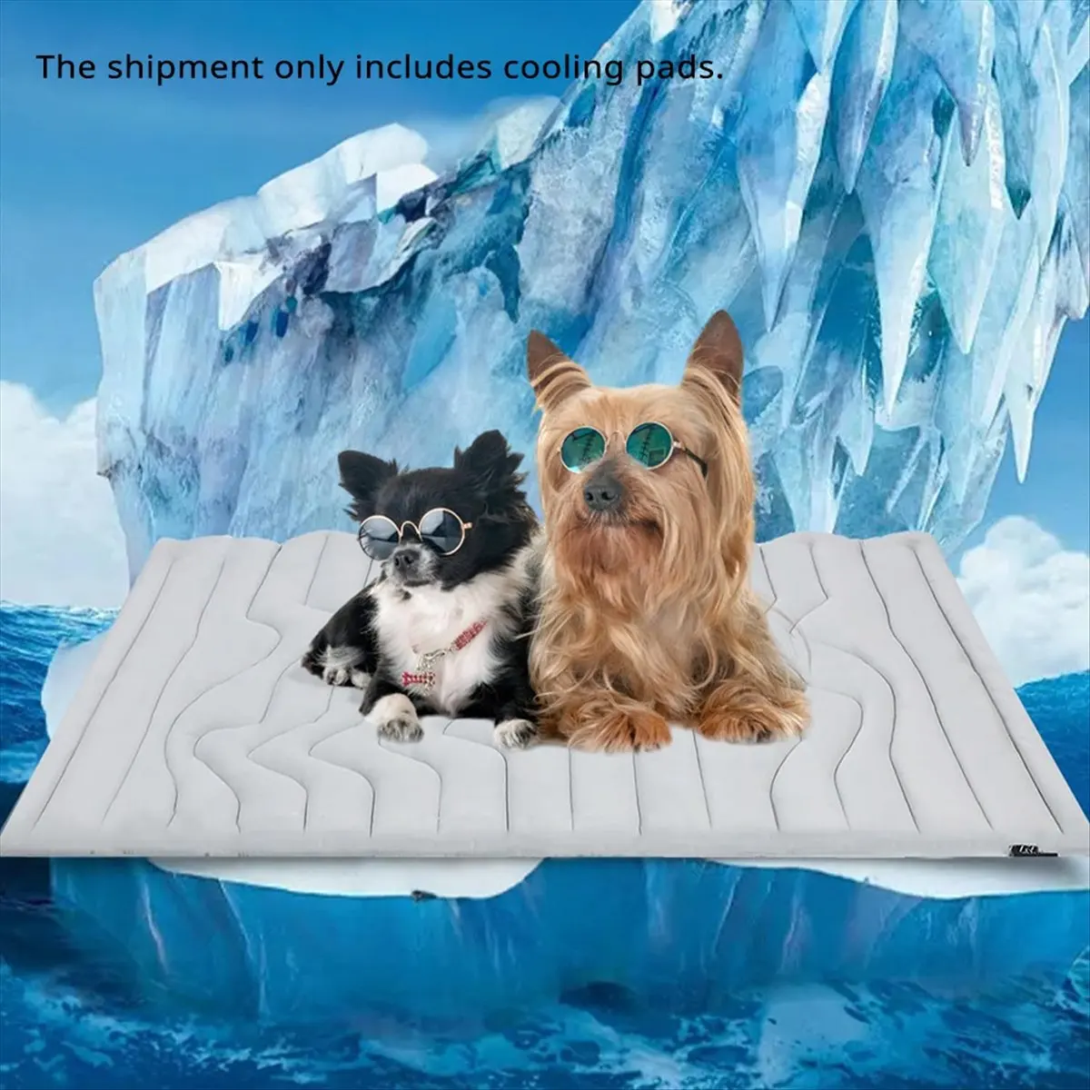 A67T NEW Dog Cooling Mat, Reversible Self Cooling Pad for Dogs (Cool & Warm), Pet Cooling Mat for Dogs -(XL, 59 X 40inch)