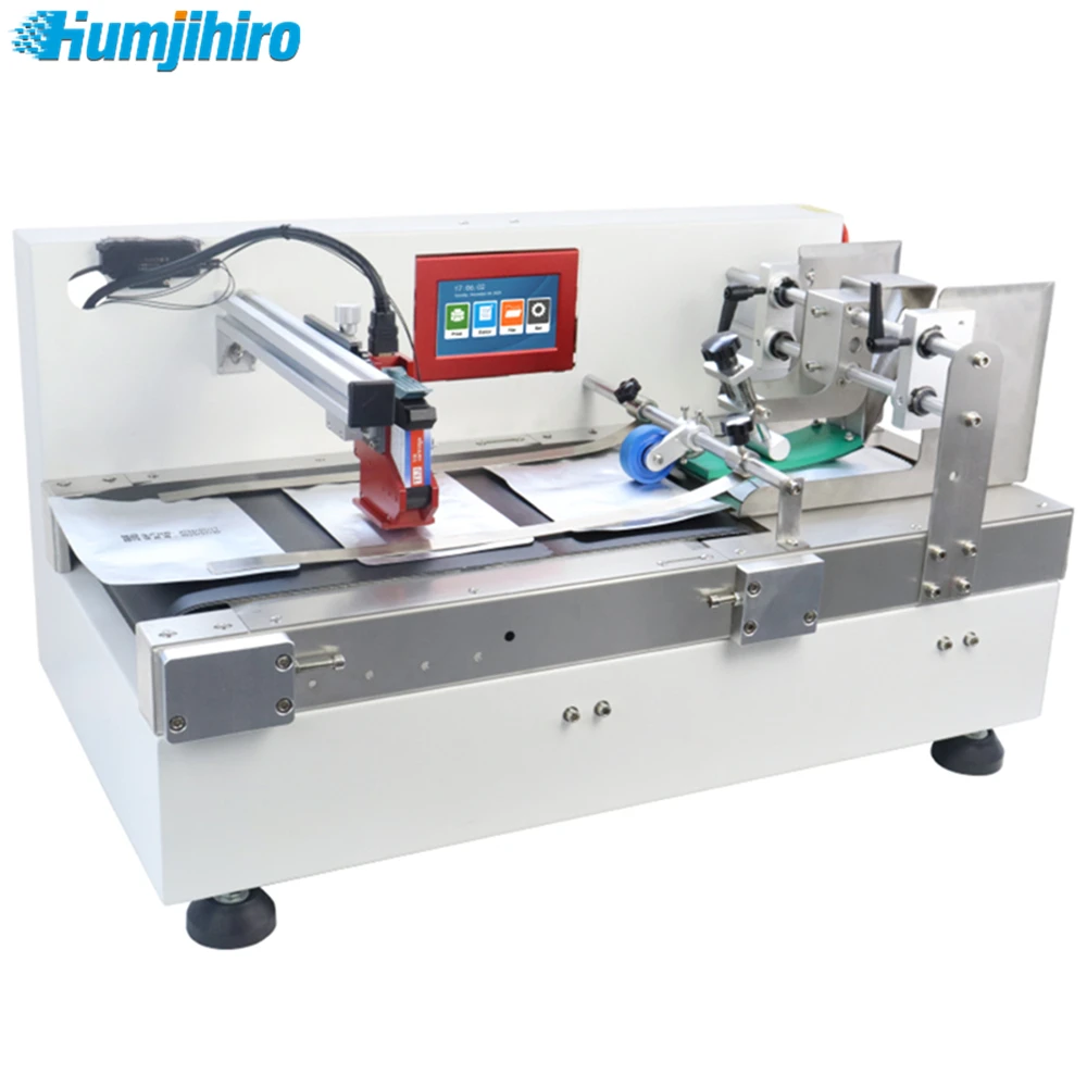 

HUMJIHIRO Automatic Online Pagination Printer All-in-one Thermal Inkjet Printer Plastic Bag Carton Box Label Paging Machine