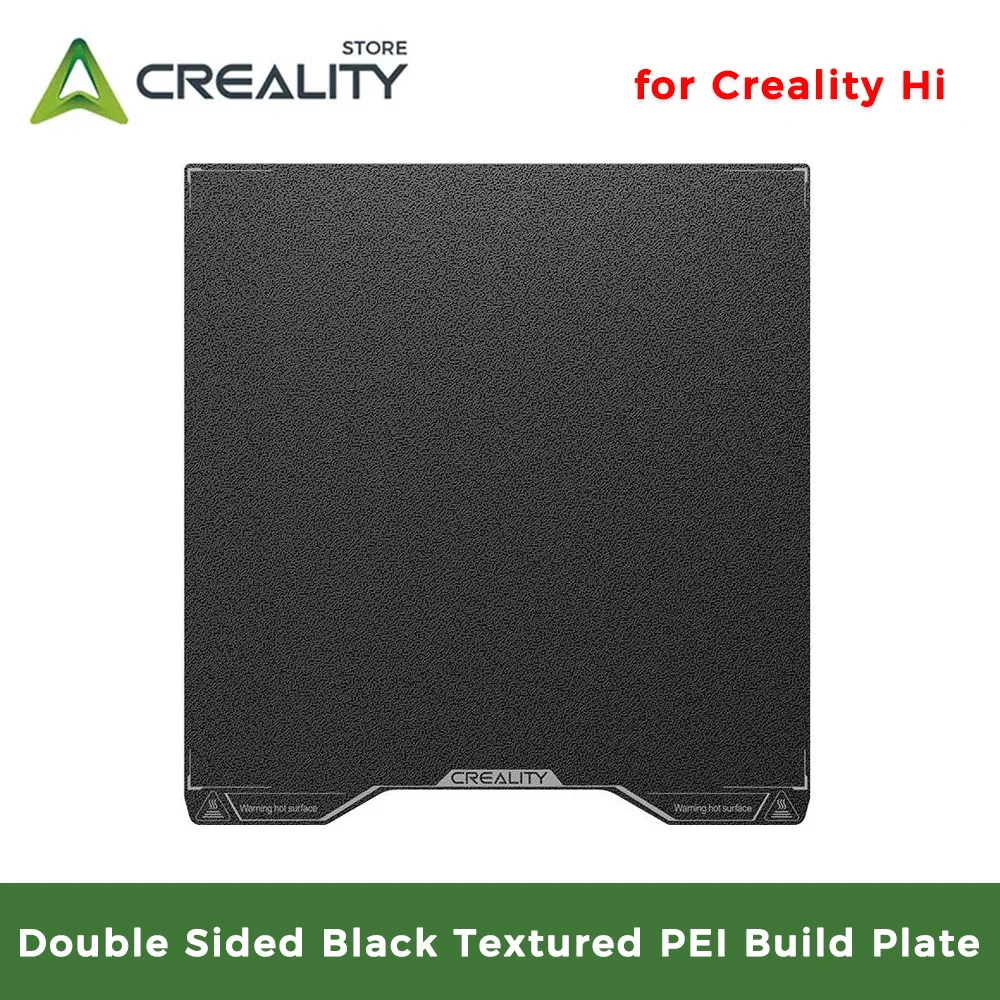 

Creality Hi Double Sided Black Textured PEI Build Plate Strong Adhesion for Creality Hi Original 3d Printer Accesoires
