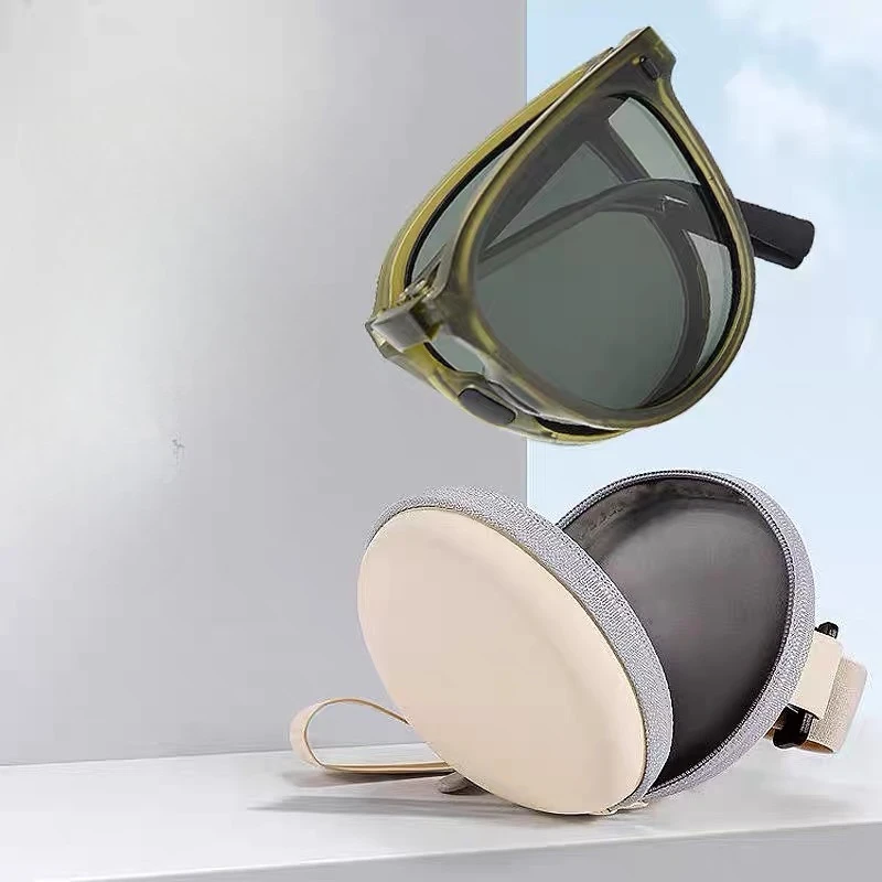 

Equipped with degree sunglasses, women's sunscreen and UV protection 2024 new foldable myopia sunglasses