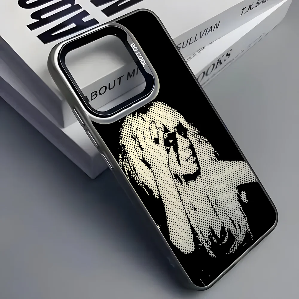 

Lady G-Gaga Singer Phone Case For iPhone 16 15 14 13 12 11 Pro Max Black Matte Multicolor Laser Metallic Aurora Cover