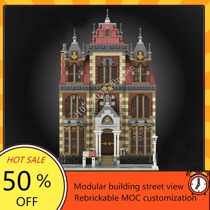 4201PCS Historische Manor Modulaire Modulaire MOC Creatieve street view Model Aangepaste Puzzels Architectuur DIY Assemblage Model Speelgoed Geschenken