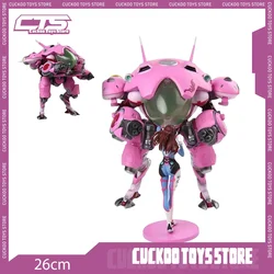 26cm Overwatch figurki Dva statua Anime figurki pcv figurki kolekcjonerskie zabawki modele ozdoby prezenty na biurko