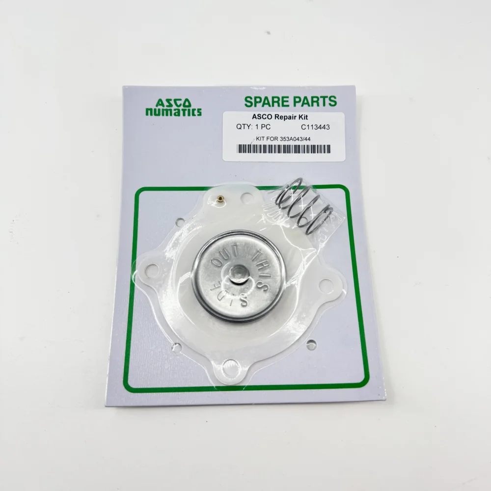 ASCO C113443 C140740 Diaphragm Repair Kit 1 Inch For SCG353G132 SCG353G133 C140747/48 SCG353A043/44 Nitrile/Viton