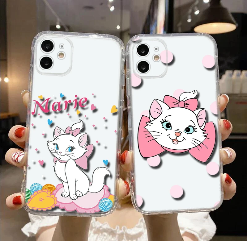 A1 Disney Marie Cat Soft Case for Moto G9 Powe One Pro E12 E22I E22 G52 G42 G32 G22 G23 Z2 Z Play P40 P30 Edge 30