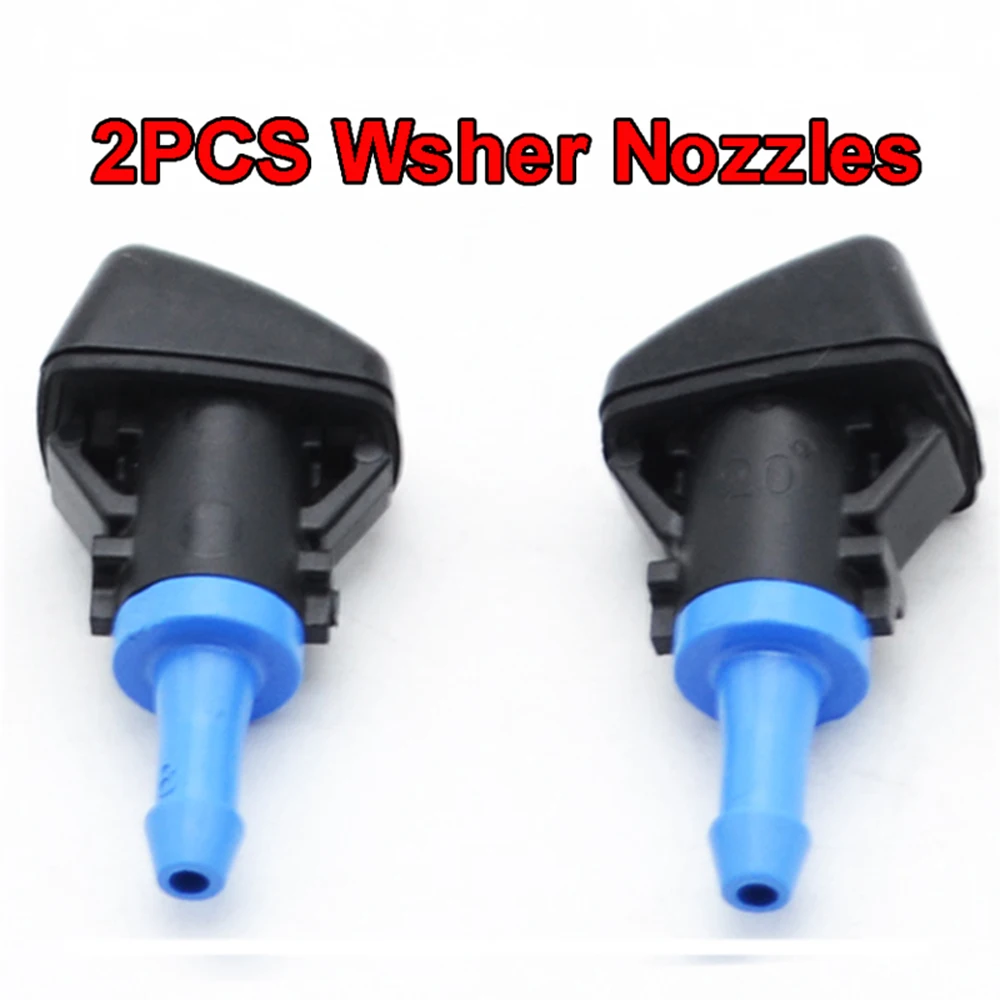 CASHCOW Pair Front Windshield Wiper Water Washer Jet Nozzle For Jeep Compass 2010 2009 2008 For Patriot 2016 2015 - 2012