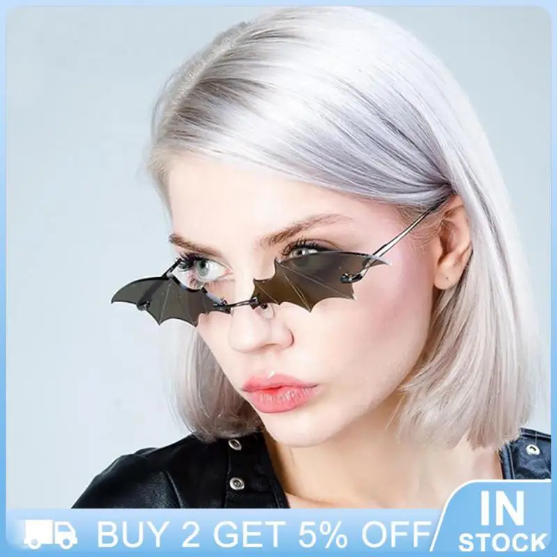 Irregular Sunglasses Frameless Five-pointed Star Sun Shade Glasses Cycling Travel Eyewear Versatile Party Очки Солнечные