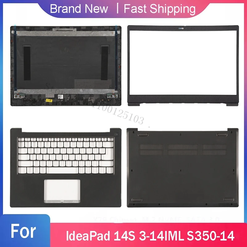 

Новый нижний чехол для ноутбука Lenovo IdeaPad 14S 3-14IML S350-14, задняя крышка с ЖК-дисплеем, передняя панель, упор для рук, верхний корпус, черный корпус A B C D