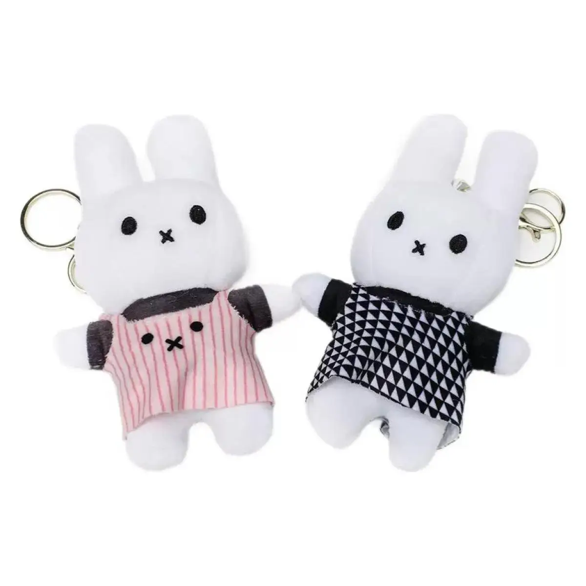 Miffy Rabbit Pendant Cute Handheld Doll Super Kawaii Mini White Rabbit Plush Doll Backpack Keychain Doll Pendant