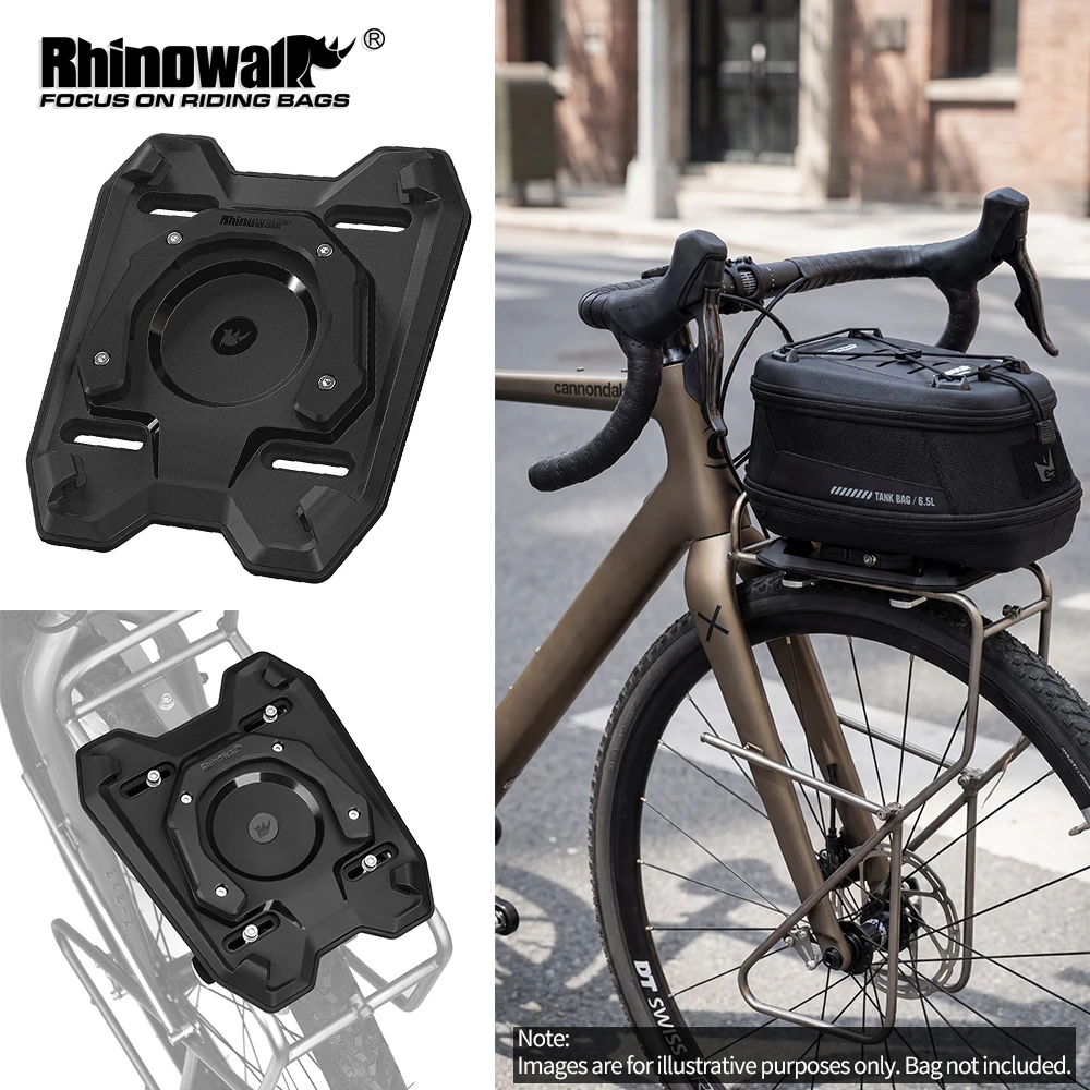 

Магнитное расширительное основание Rhinowalk для велосипеда, совместимое с передней корзиной и задним сиденьем MJX2011, с системой быстрого крепления