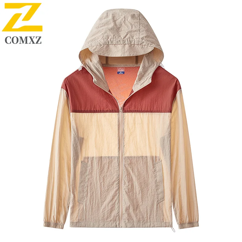 Men's Skin Jacket 2025 Summer New Quick Drying Lightweight Breathable UV Resistant Fishing Jacket Outdoor Cycling Camping Jacket