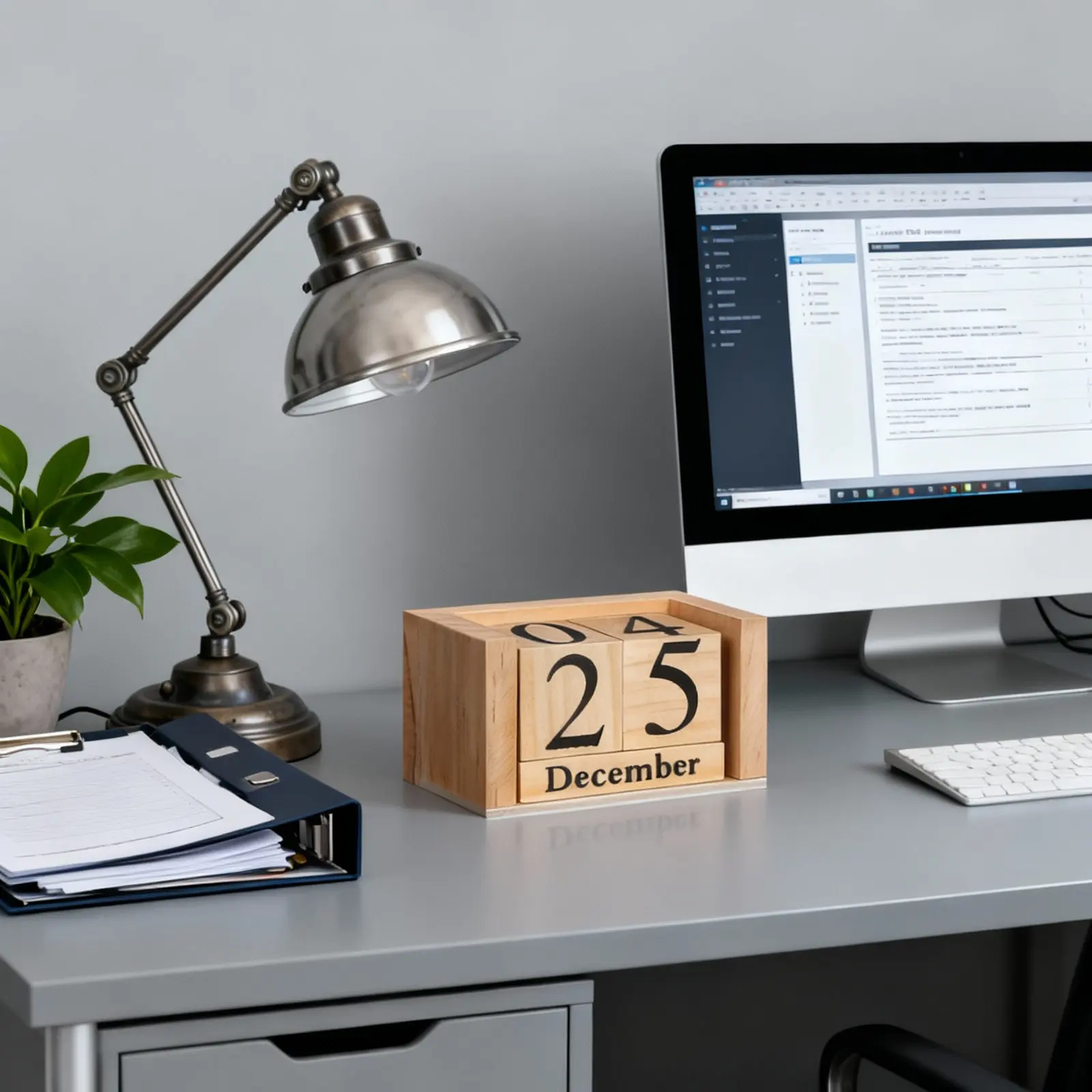 

Wooden Block Desk Calendar European Style Perpetual Decorative Office Desktop Calendar Office Supply Home Supply