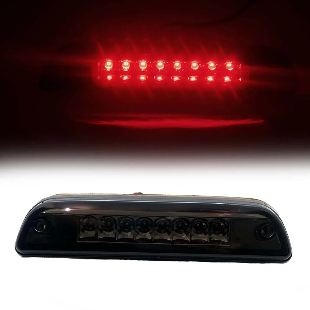 LED Third Brake Light Car Black High Mount Stop Lights Rear Tail Cargo Stop Lamp For 95-17 TOYOTA TACOMA PICK-UP Smoke Lens 1996